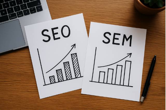 SEO e SEM entenda as diferenças e quando usar cada um